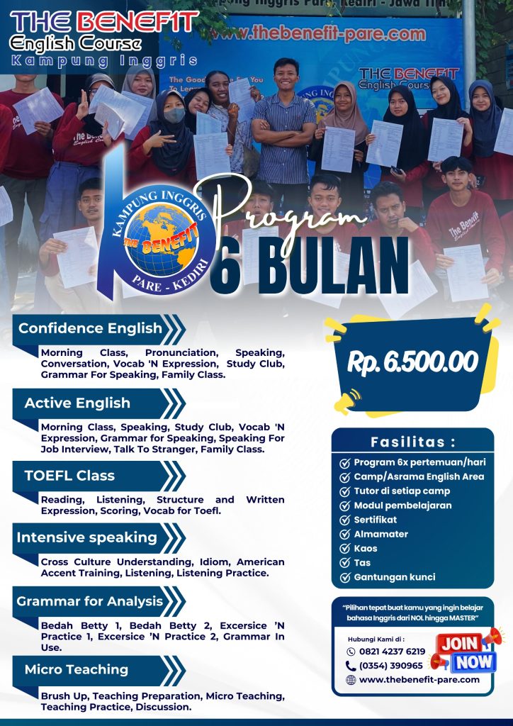 paket 6 bulan kursus di kampung inggris
