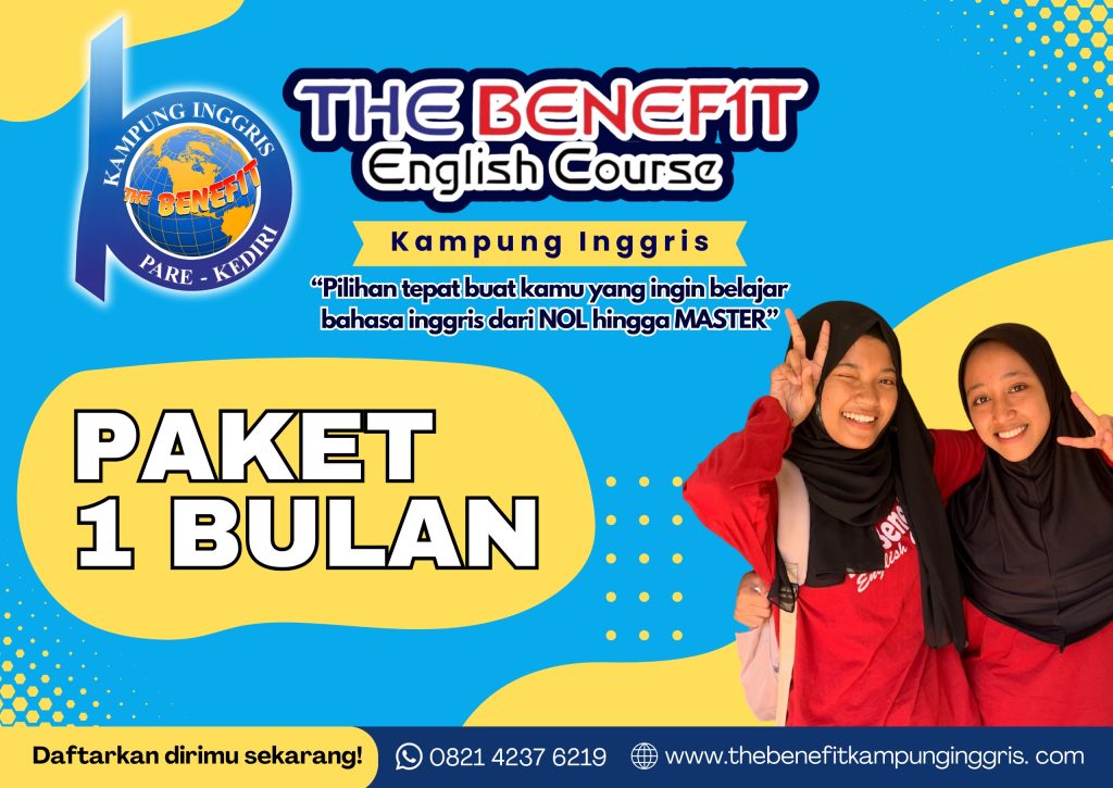 paket 1 bulan kampung inggris