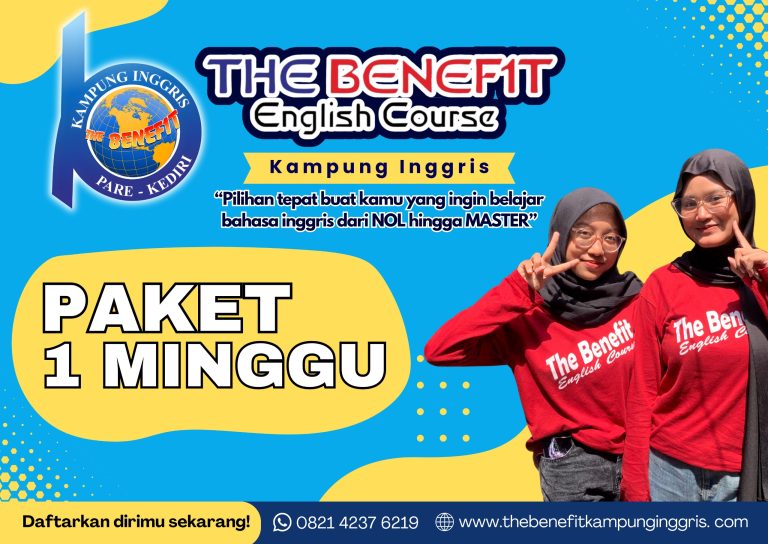 paket 1 minggu kampung inggris