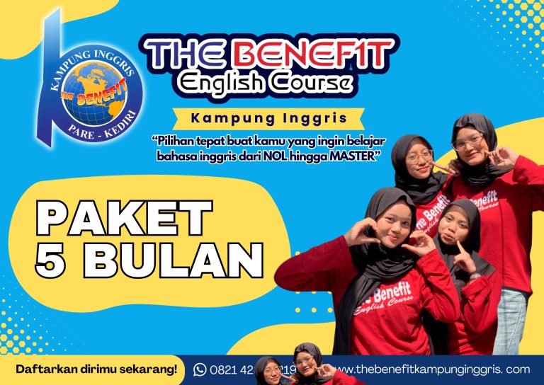 paket 5 bulan kampung inggris