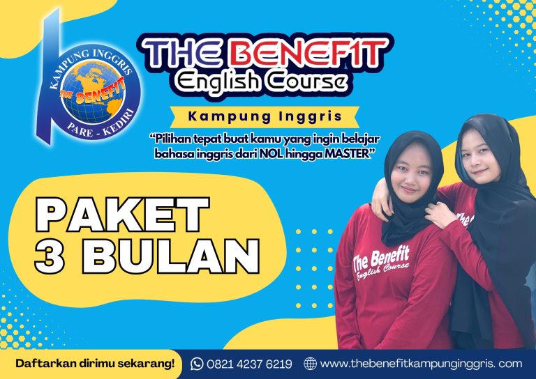 paket 3 bulan kampung inggris